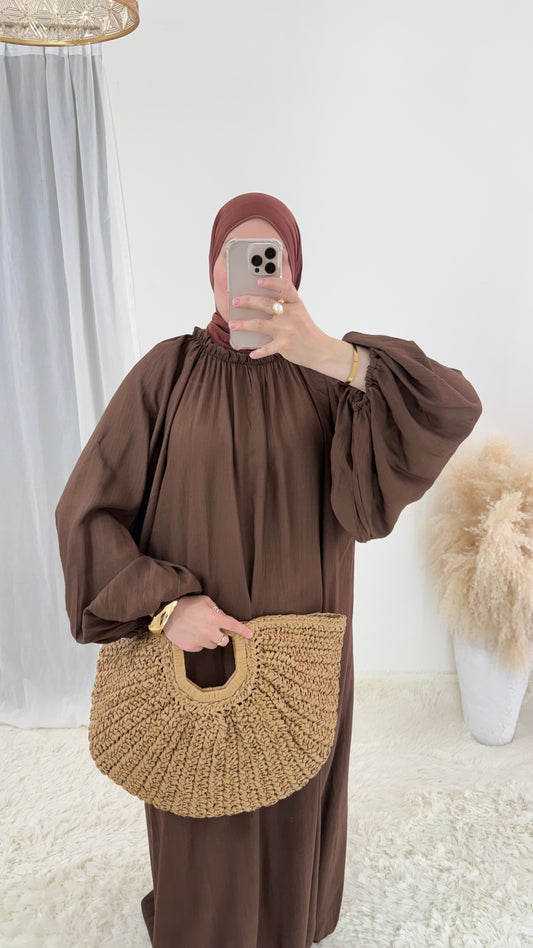 Abaya Laora | chocolat