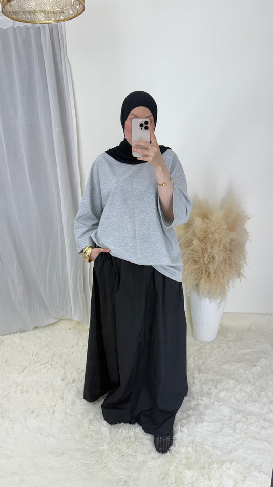 T-shirt Oversize | Gris