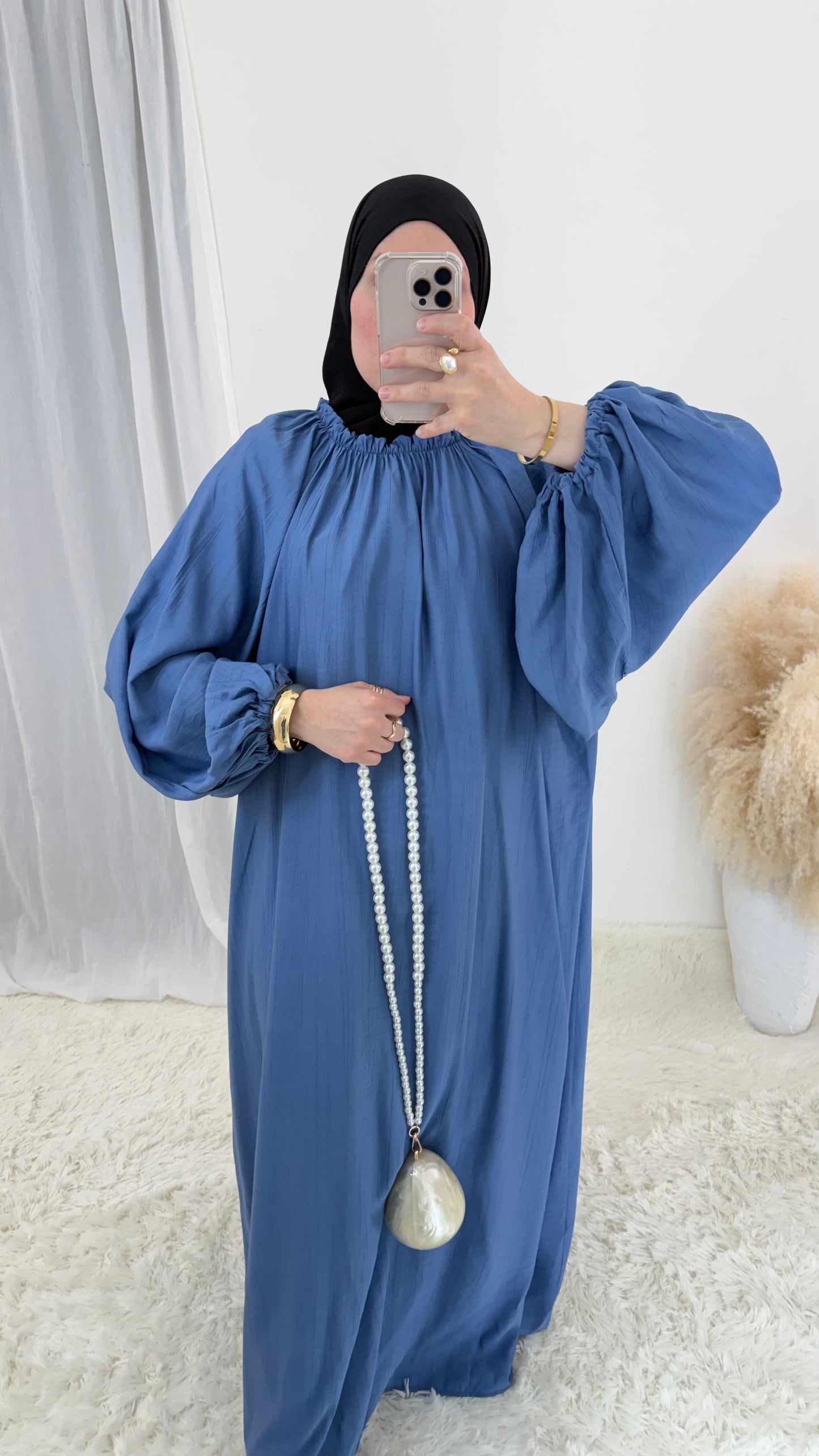 Abaya Laora | Bleu jeans