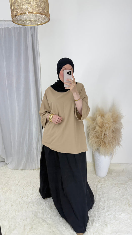 T-shirt Oversize | Taupe