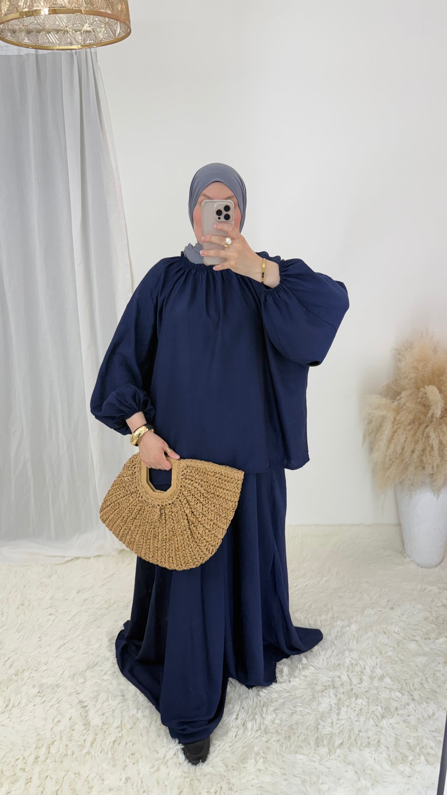 Ensemble Khadija | Bleu Nuit
