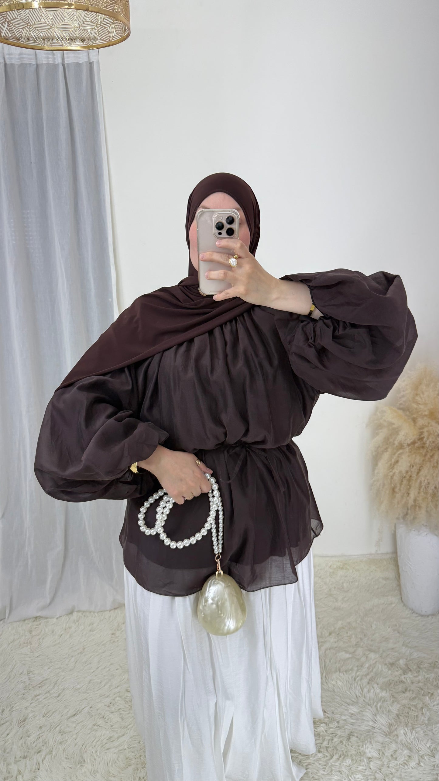 Blouse Talia | Chocolat
