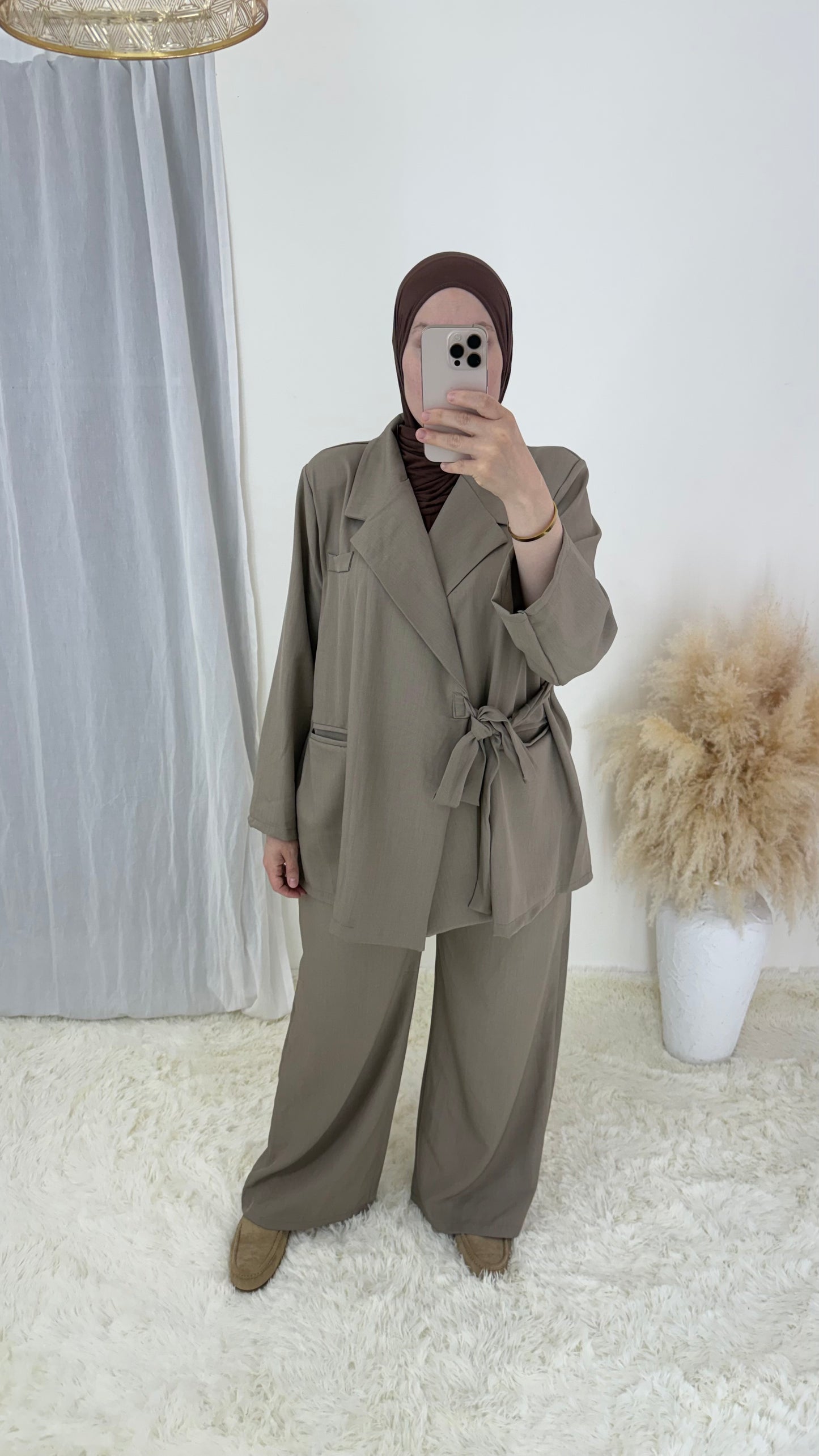 Ensemble tailleur cache-cœur RYM