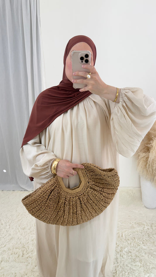 Abaya Naïa | Crème