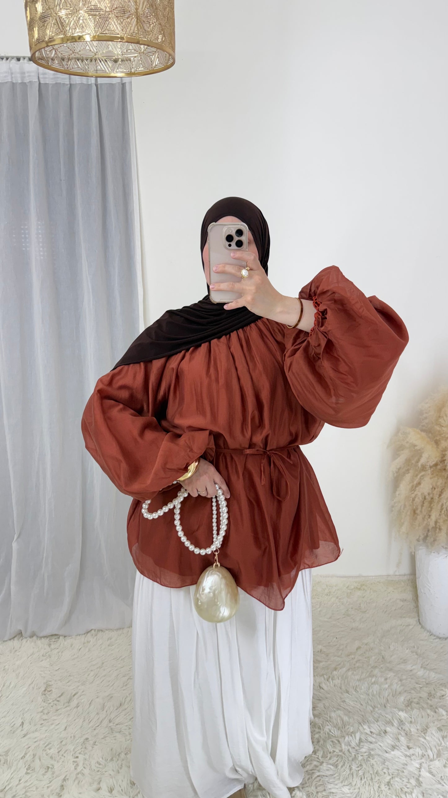 Blouse Talia | Brique