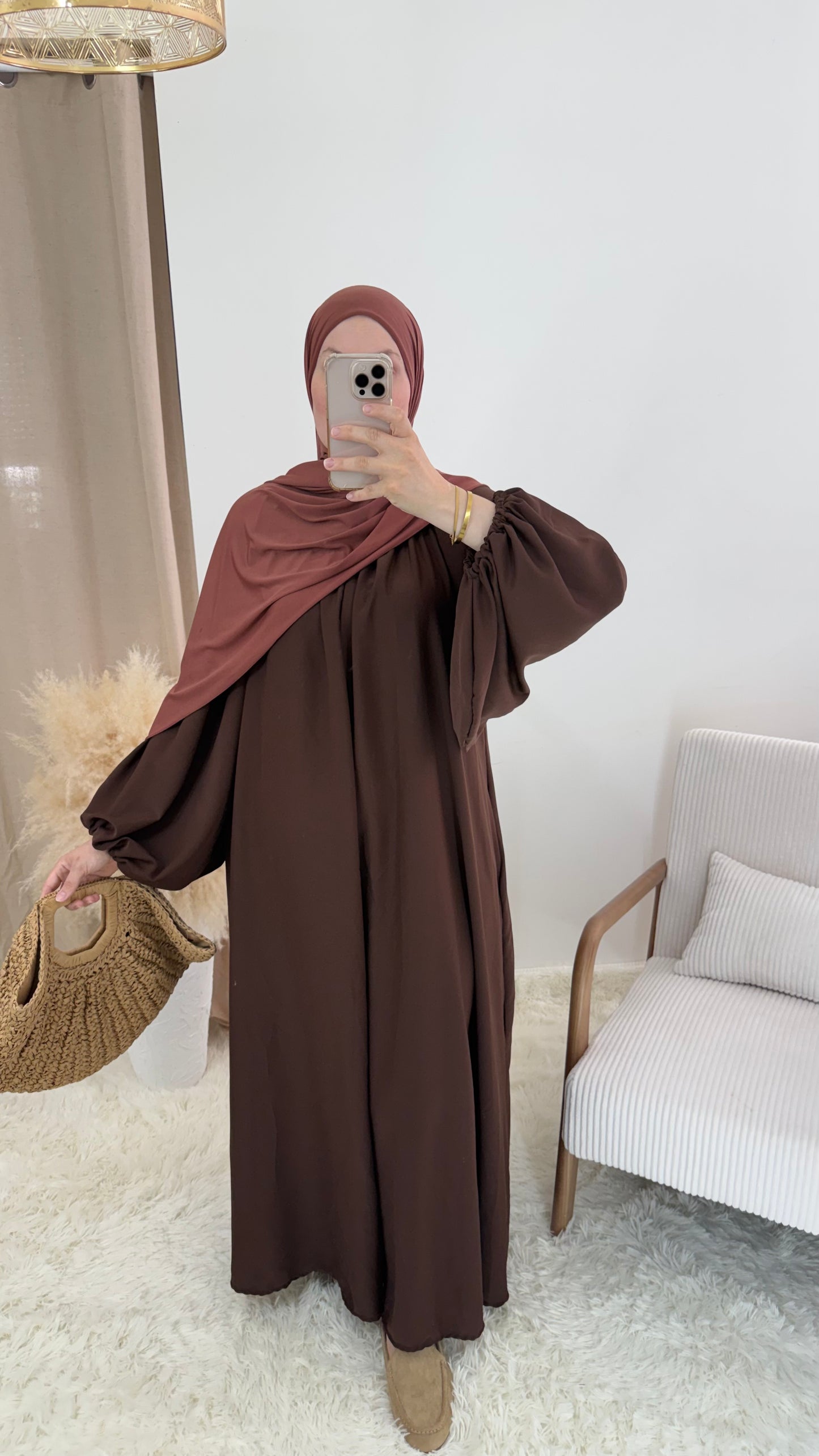 Abaya Sakinah | Chocolat
