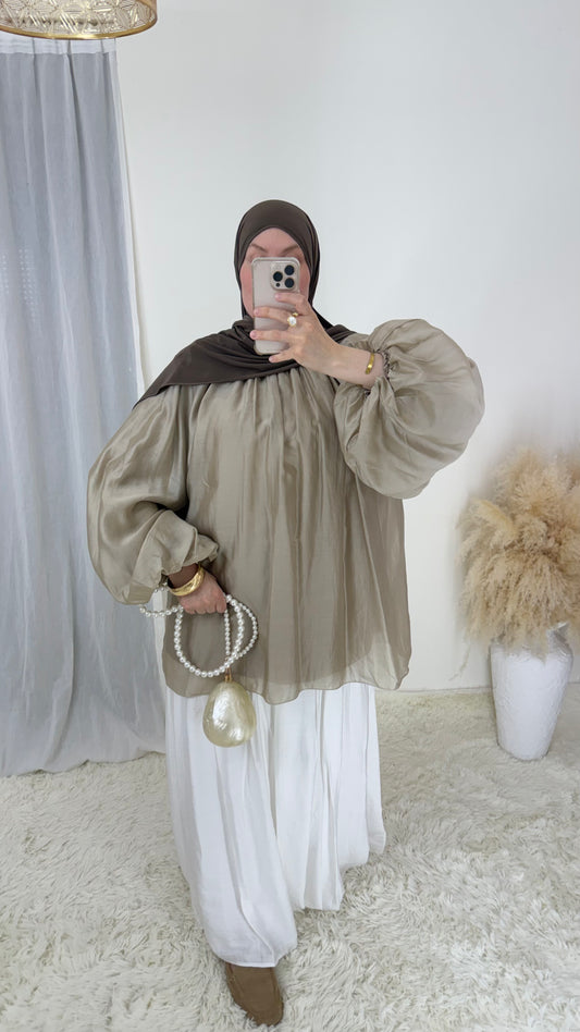 Blouse Talia | Taupe