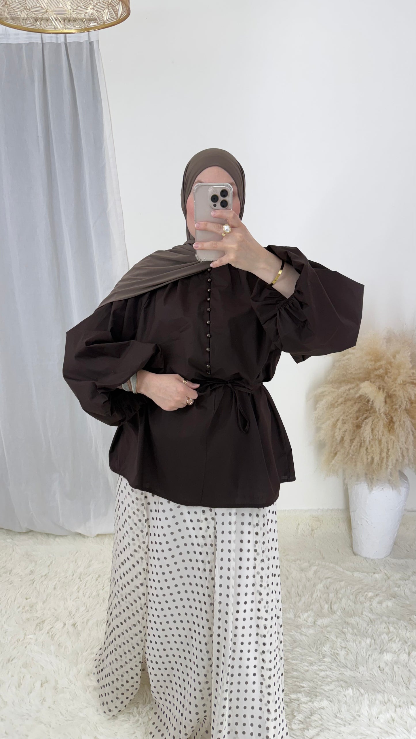Blouse Amélia | Chocolat