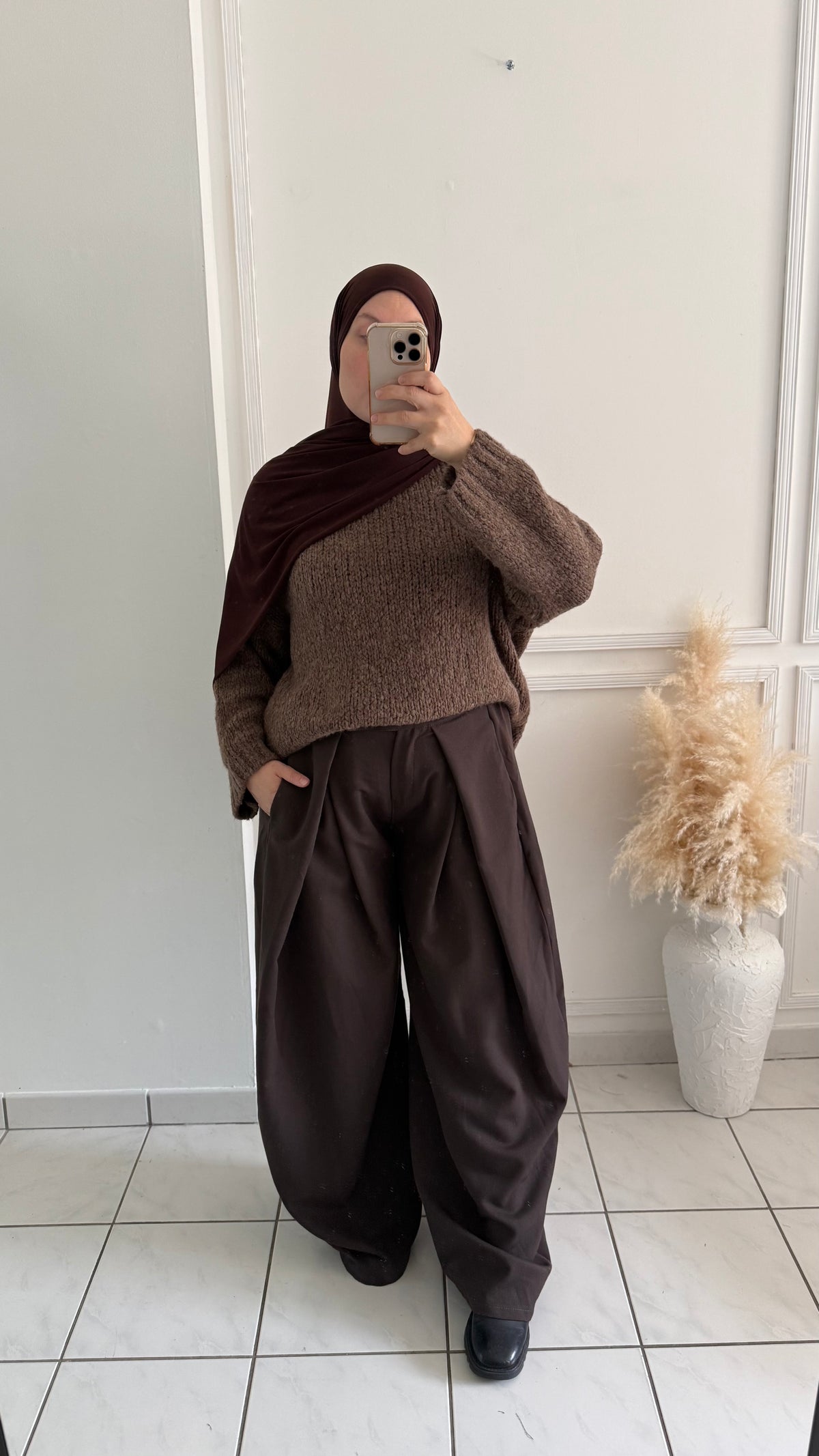 Pantalon Papillon | Chocolat