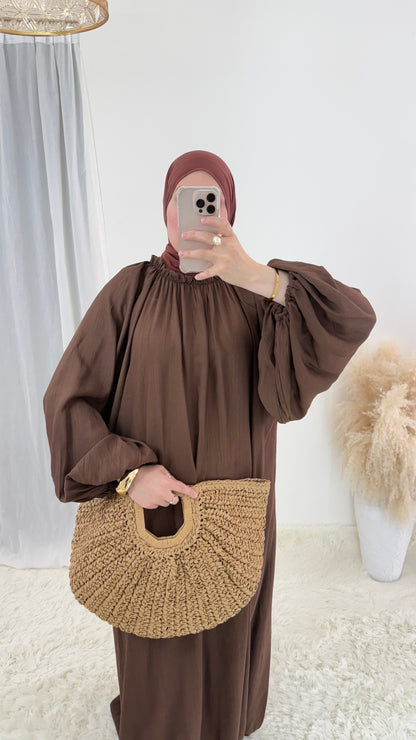 Abaya Laora | chocolat