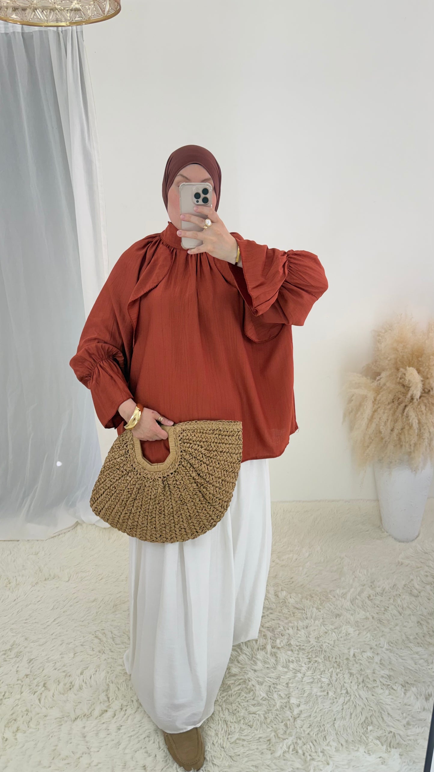 Blouse Lina | Brique
