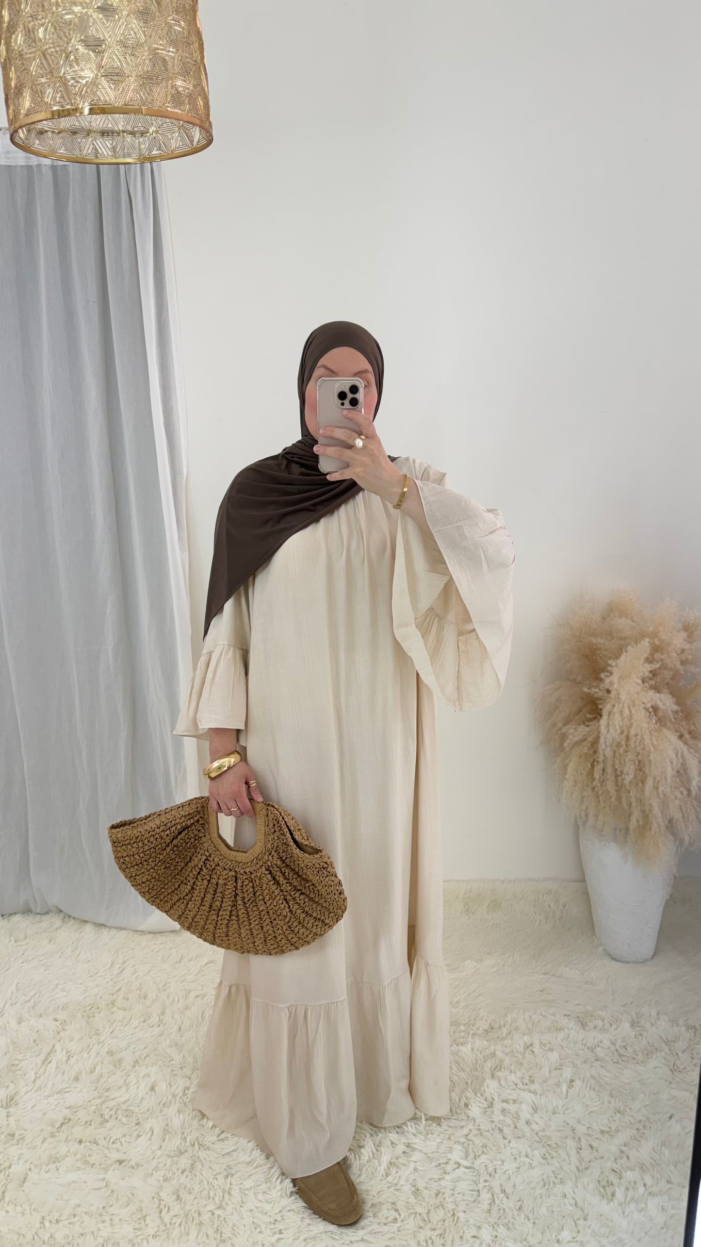 Abaya Bohème | Crème