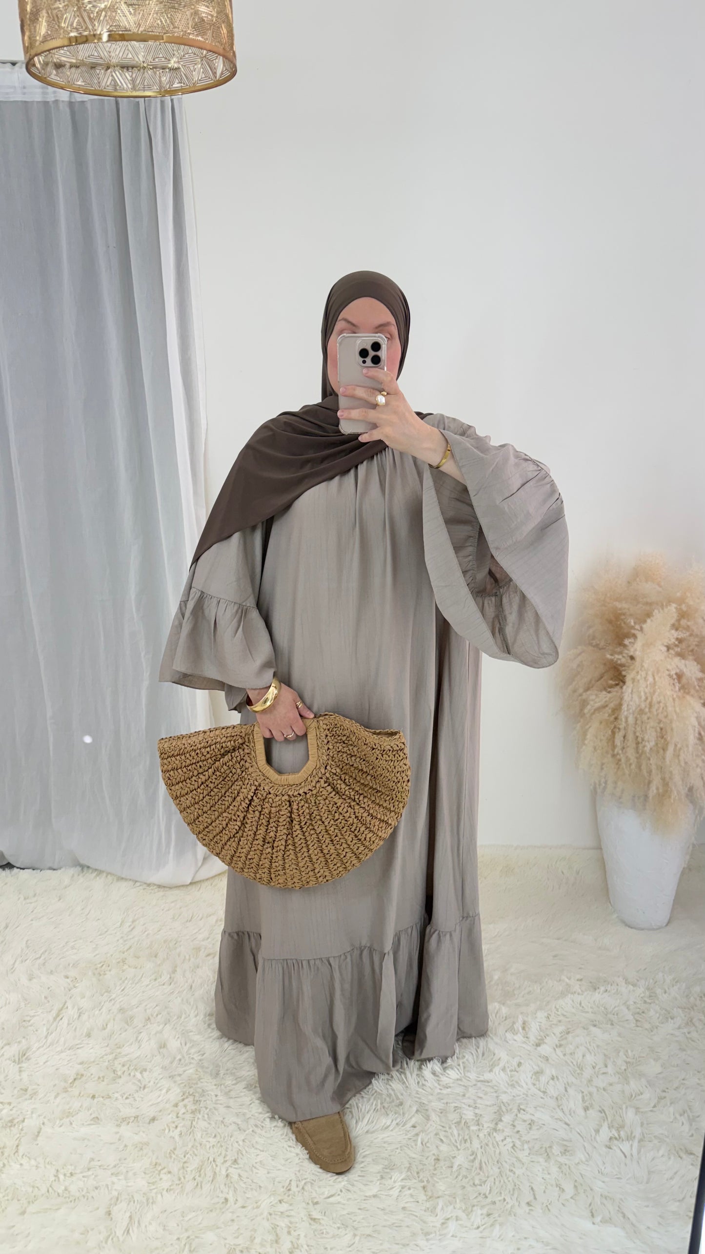 Abaya Bohème | Taupe