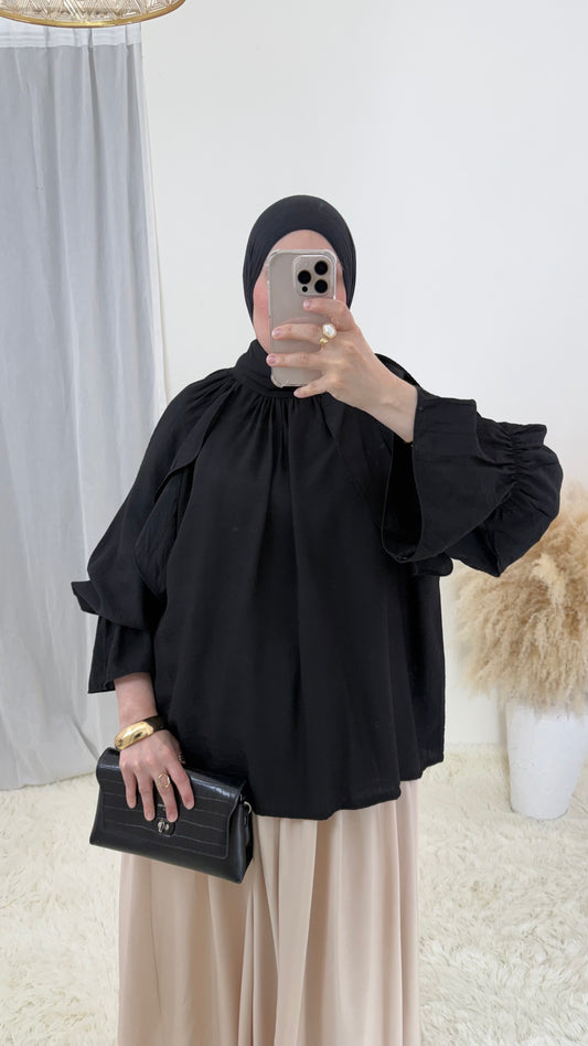 Blouse Lina | Noir