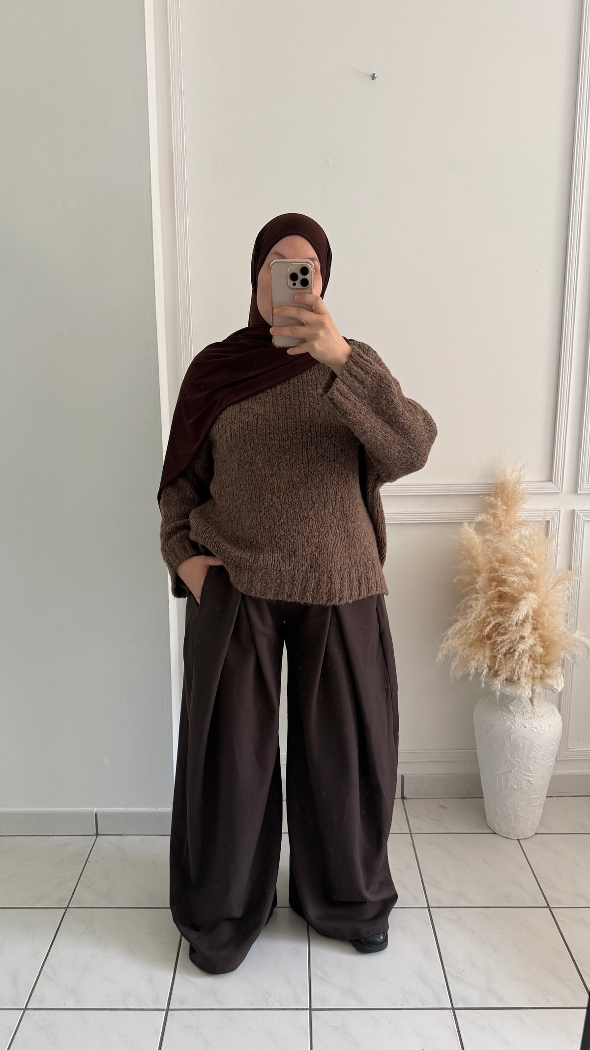 Pantalon Papillon | Chocolat
