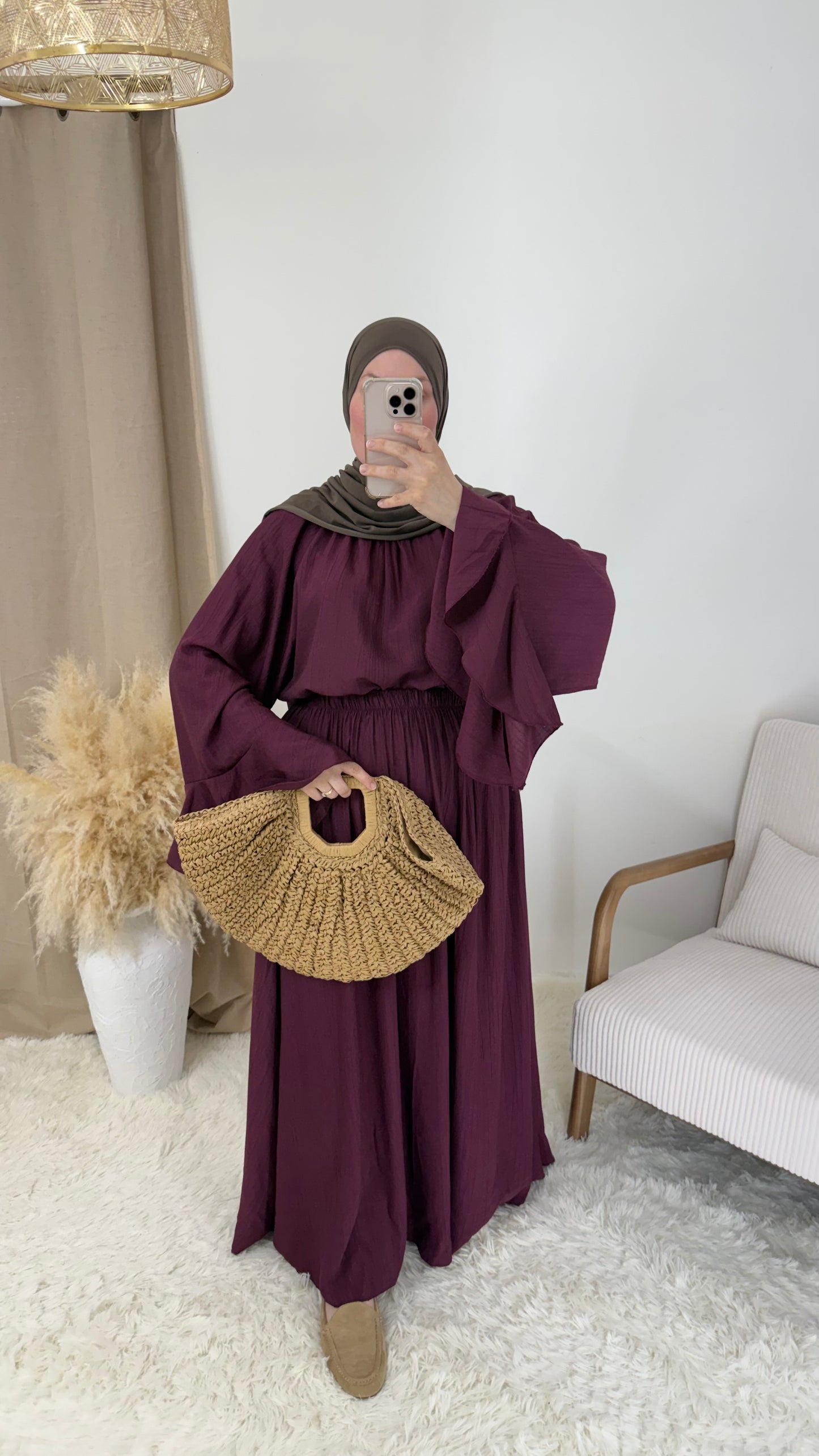 Ensemble Safiya | Aubergine