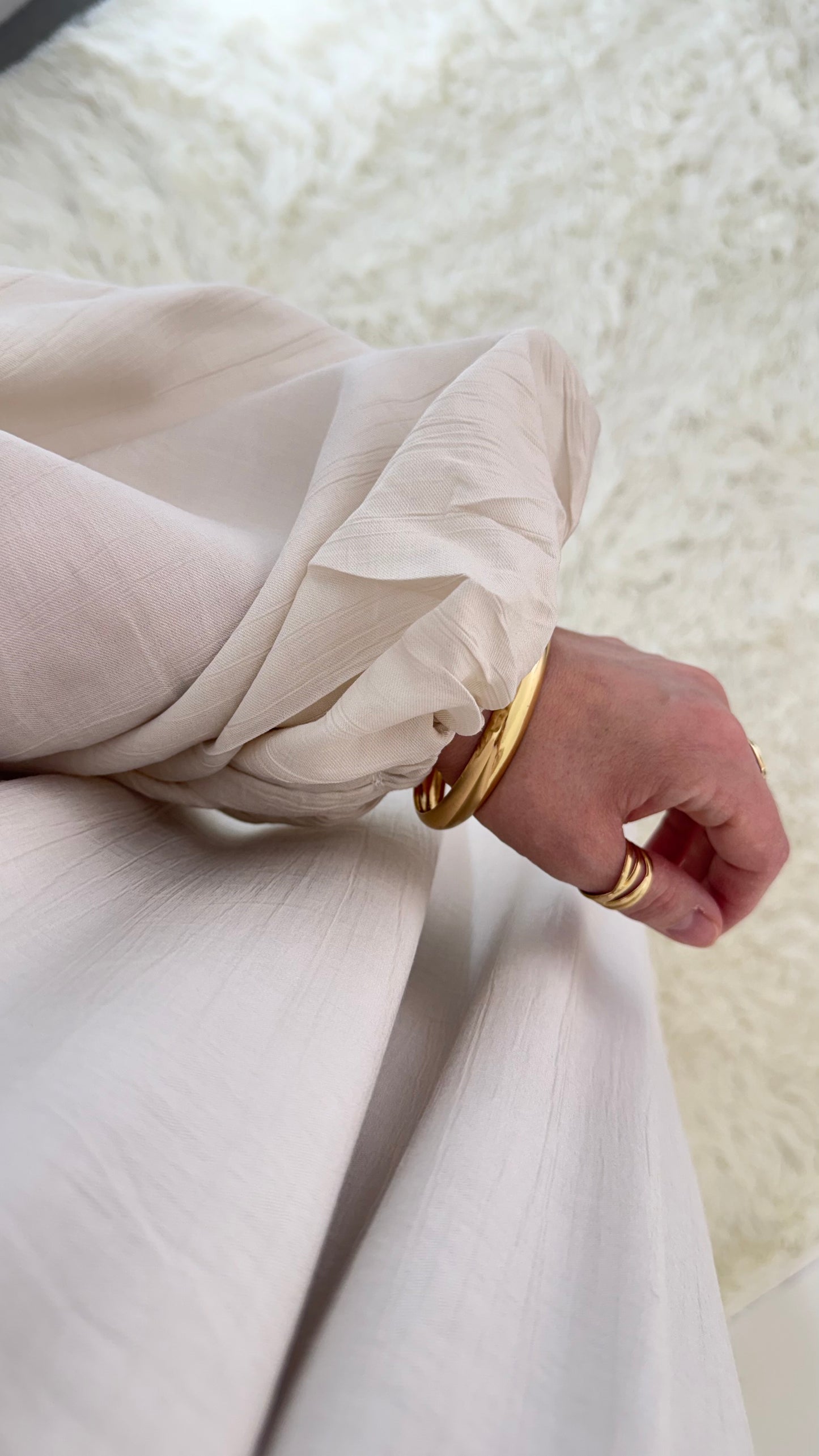 Abaya Laora | Crème