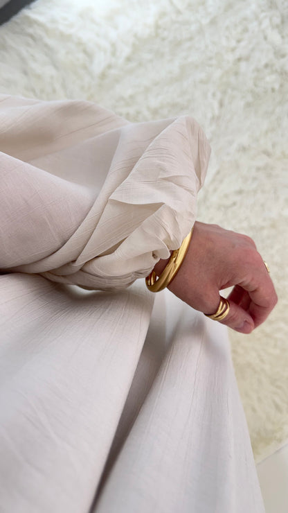 Abaya Laora | Crème