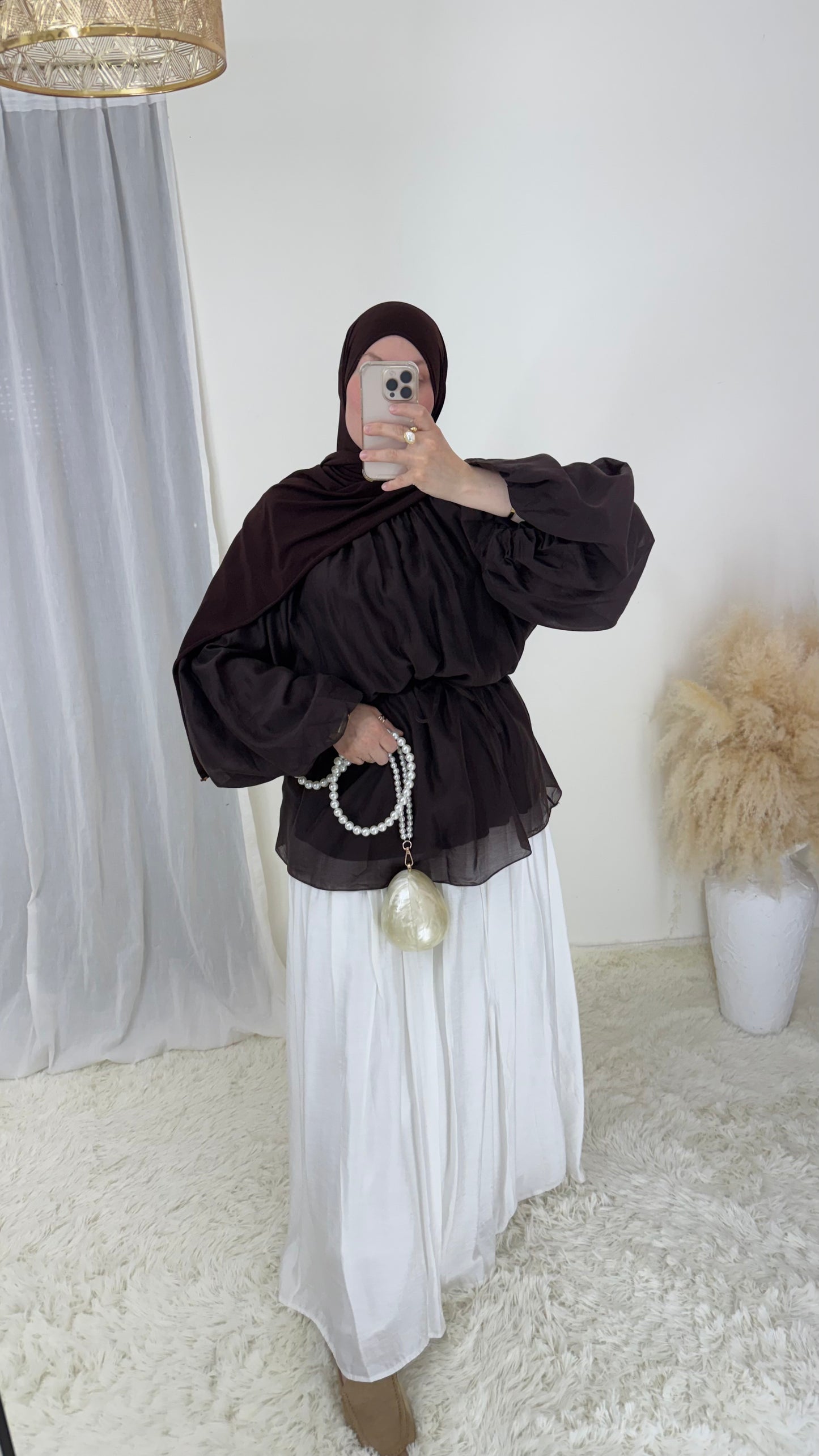 Blouse Talia | Chocolat