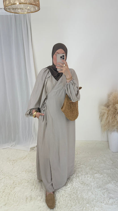 Robe Cache cœur | Taupe