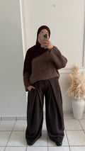 Pantalon Papillon | Chocolat