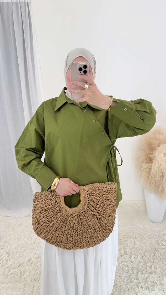Blouse Coton | Pistache