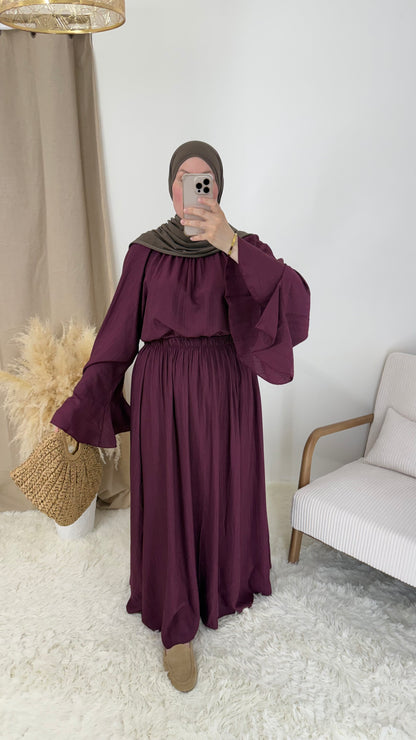 Ensemble Safiya | Aubergine