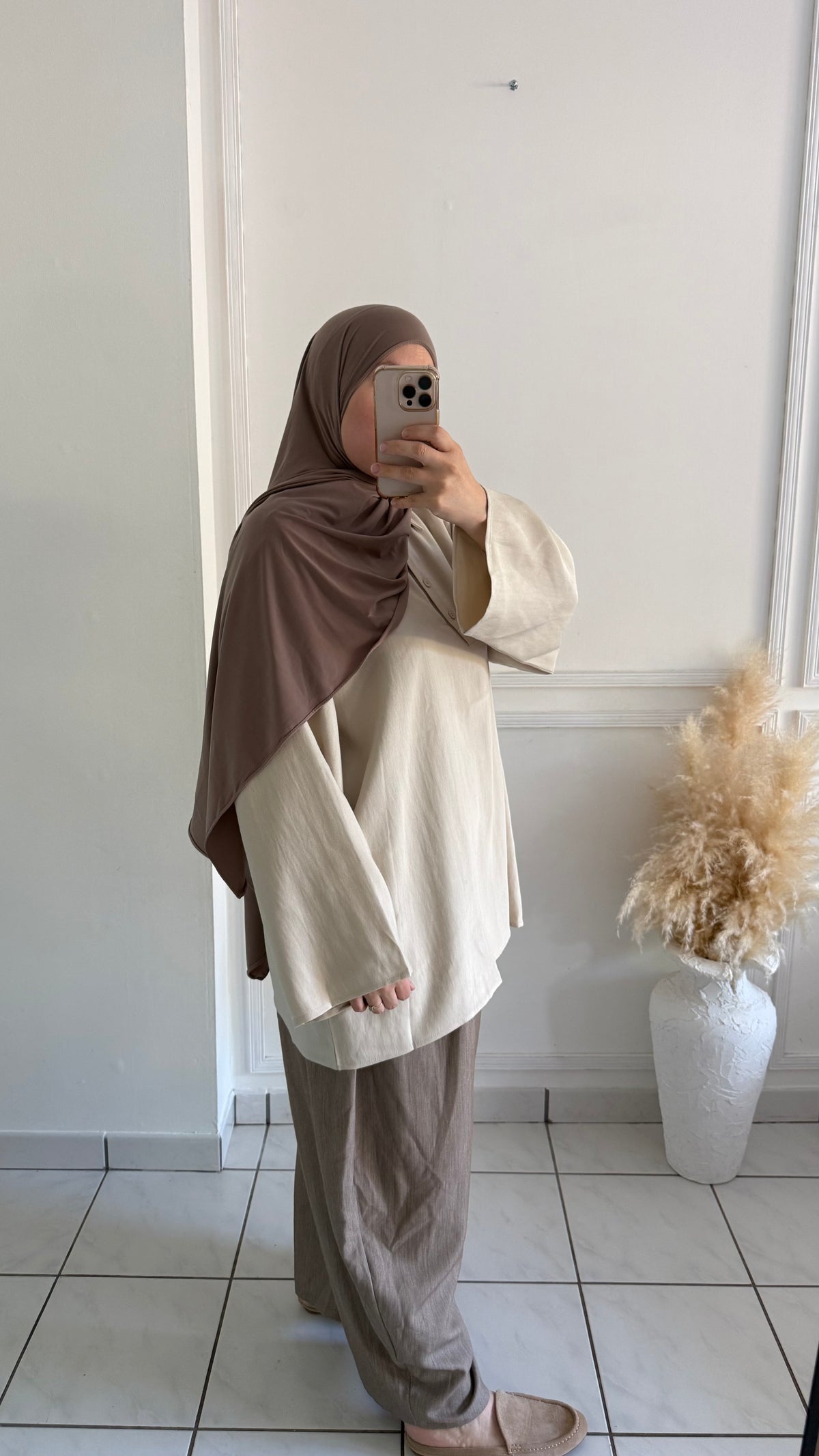 Polo Oversize | Crème