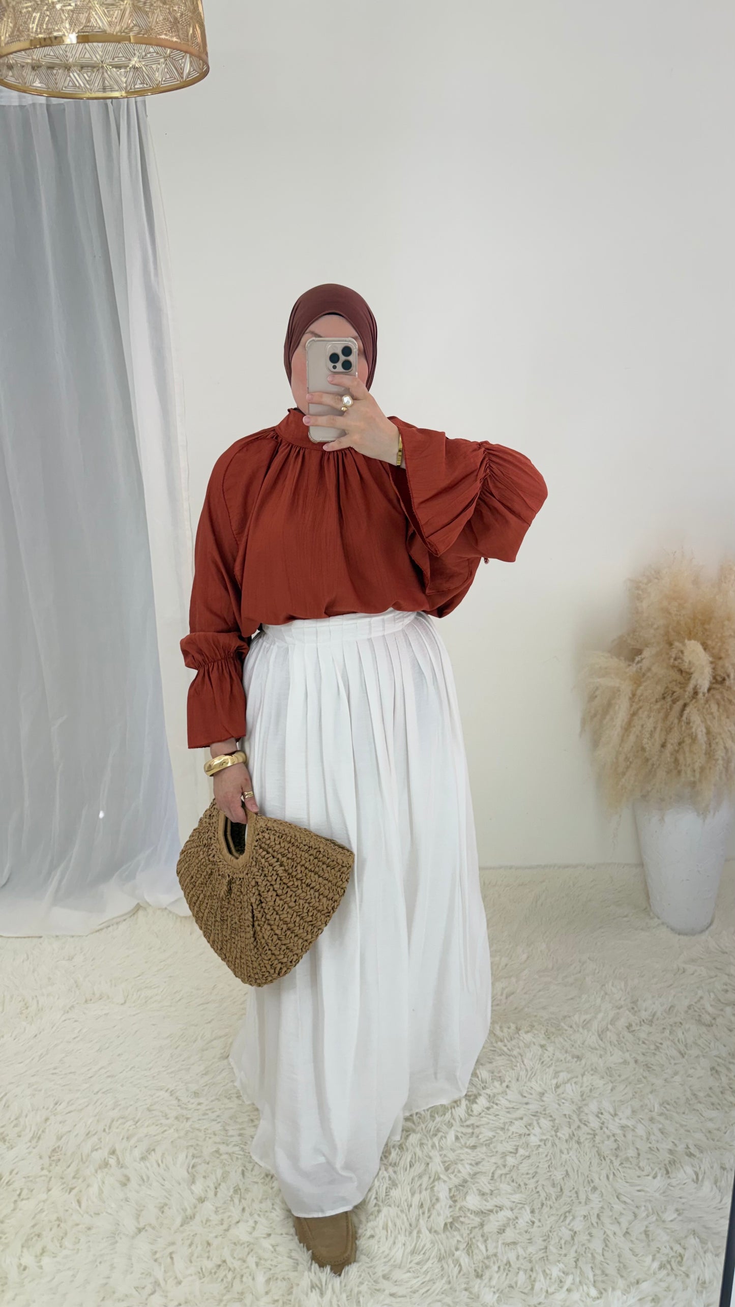 Blouse Lina | Brique