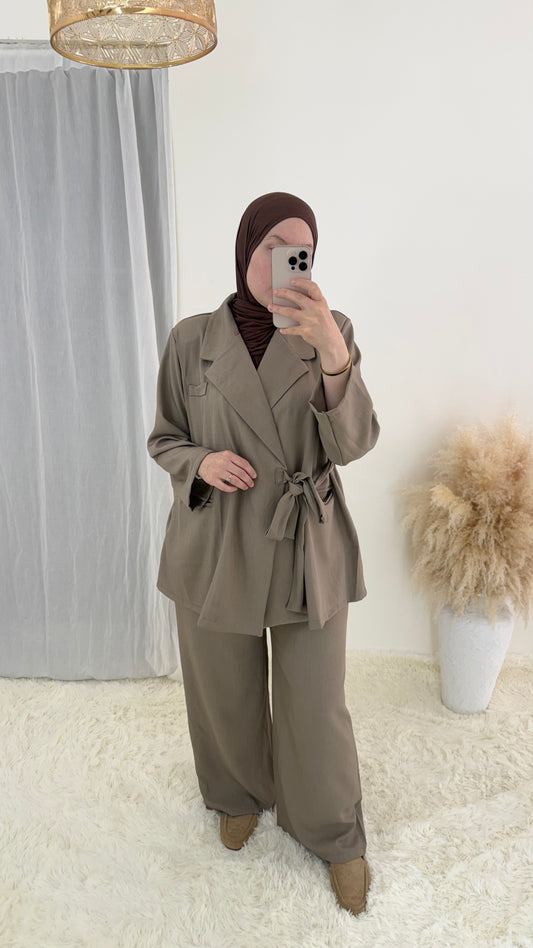 Ensemble tailleur cache-cœur RYM