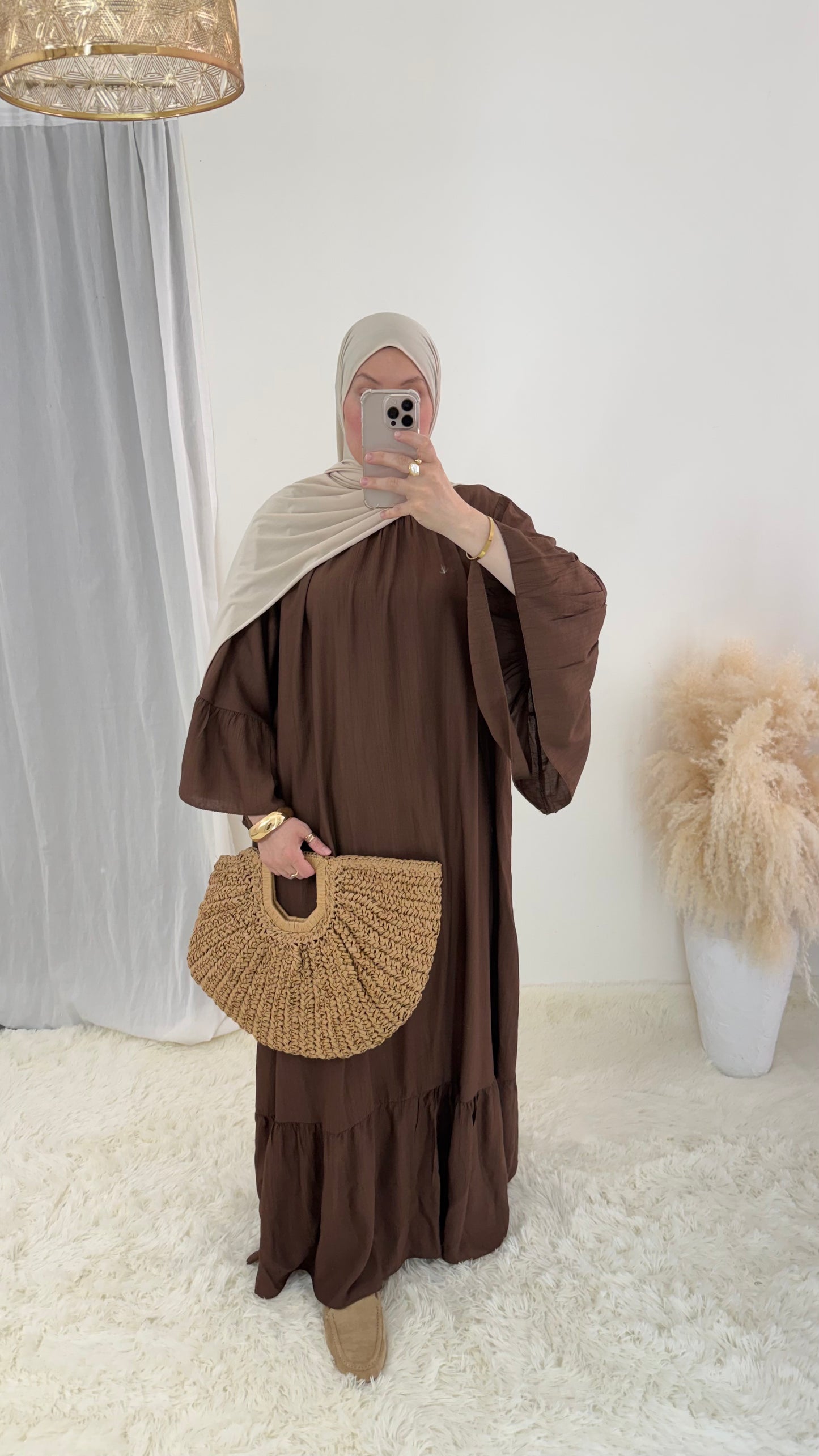 Abaya Bohème | Chocolat