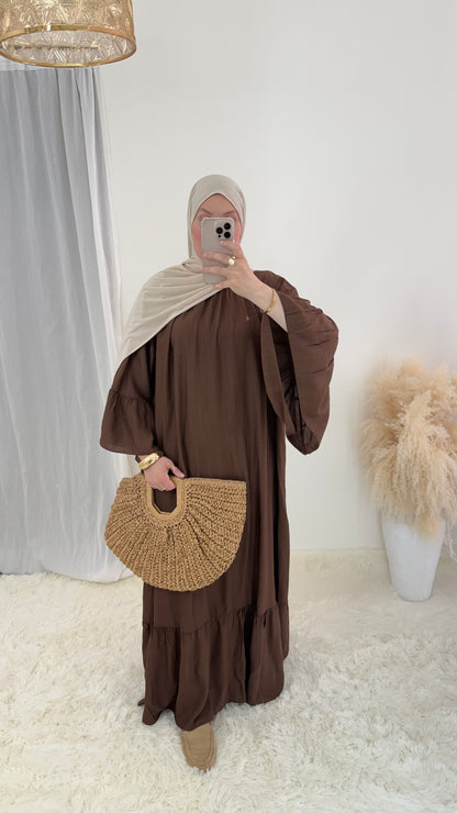 Abaya Bohème | Chocolat