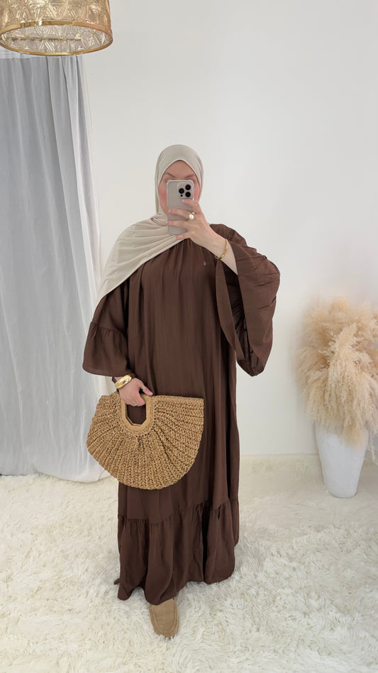 Abaya Bohème | Chocolat