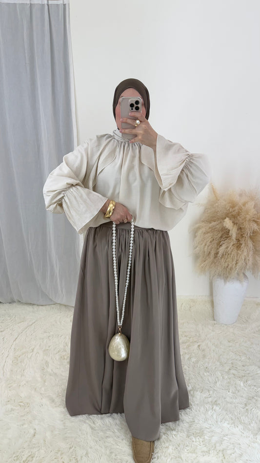 Jupe Amaya | Taupe