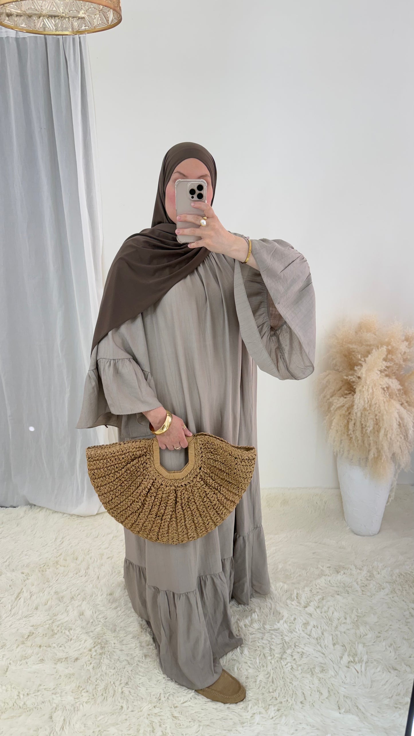 Abaya Bohème | Taupe