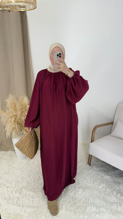 Abaya Naïa | Framboise