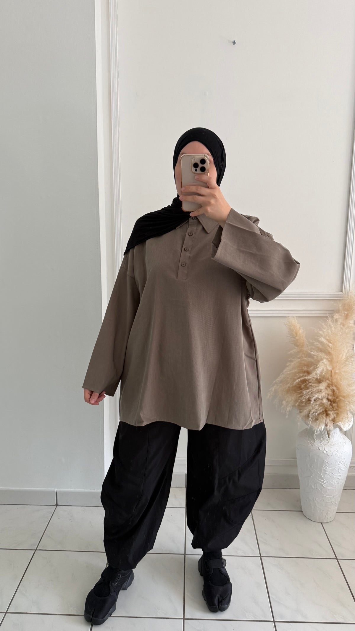 Polo Oversize | Taupe