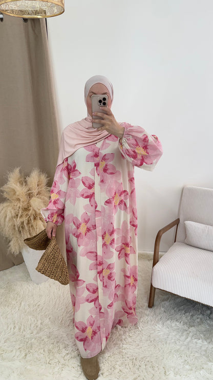 Robe fleuri | Rose