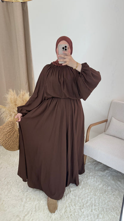 Ensemble Khadija | Chocolat