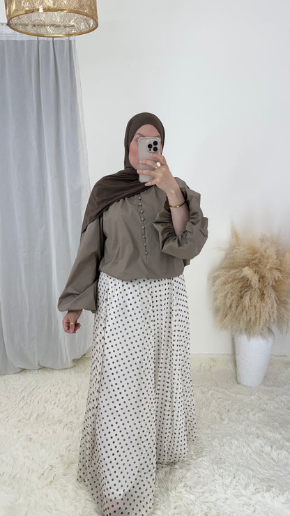 Blouse Amélia | Taupe
