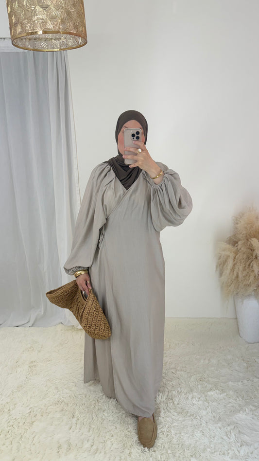 Robe Cache cœur | Taupe