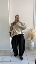 Pantalon Barrel | Noir