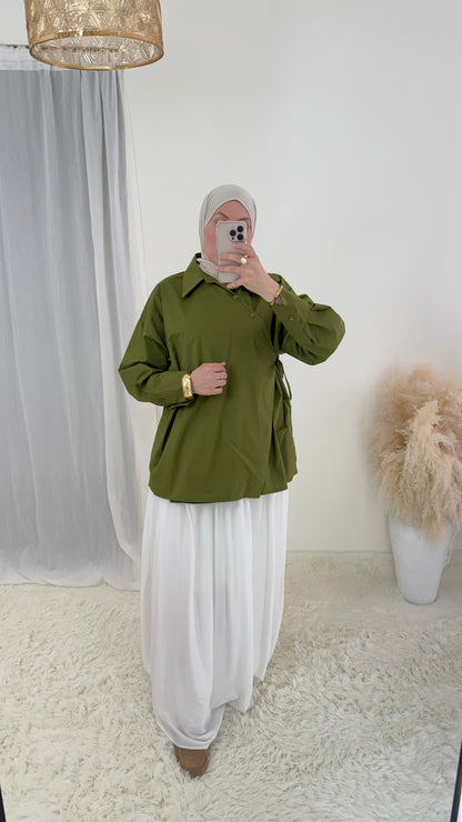 Blouse Coton | Pistache