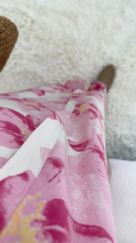Robe fleuri | Rose