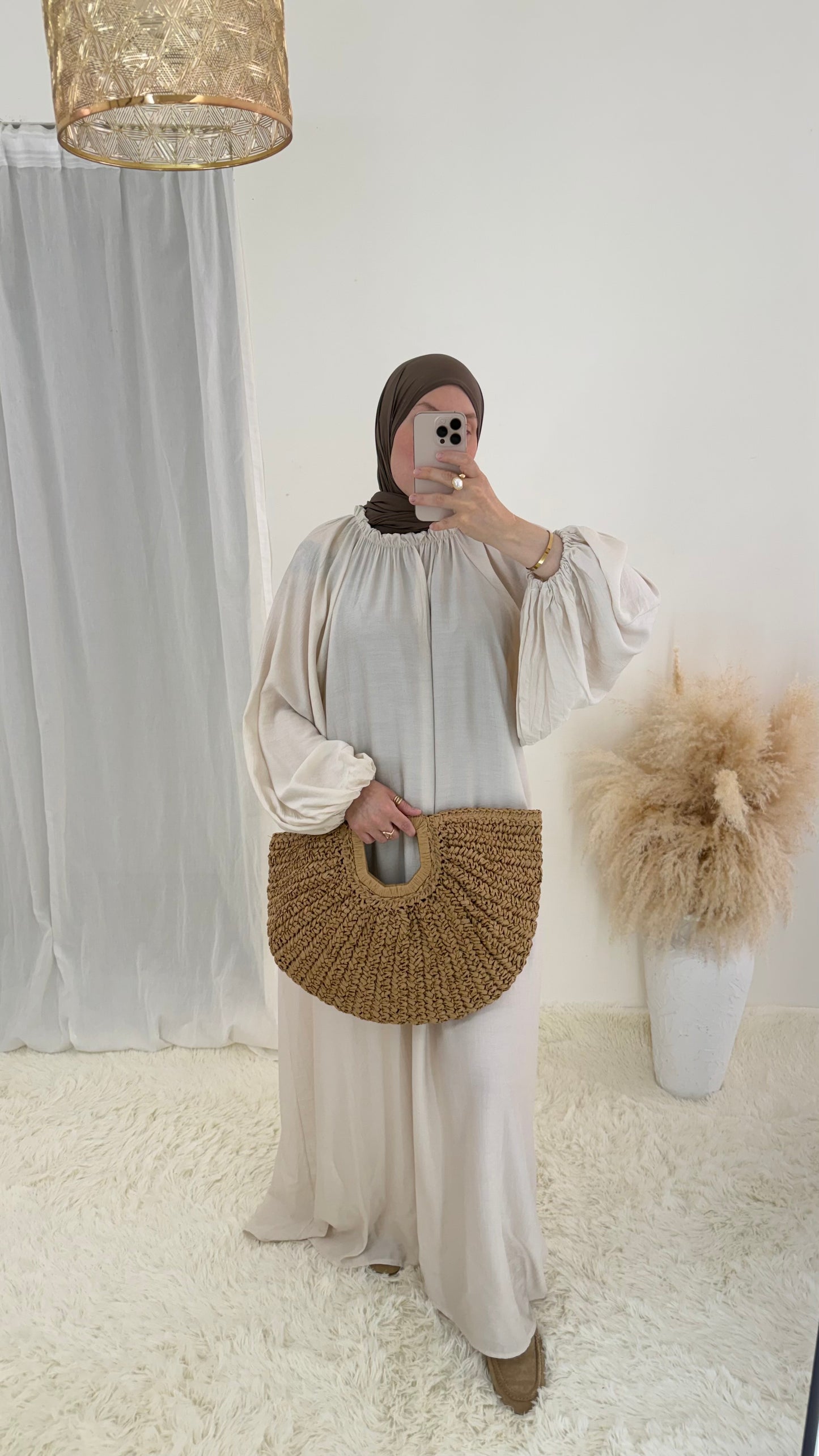 Abaya Laora | Crème
