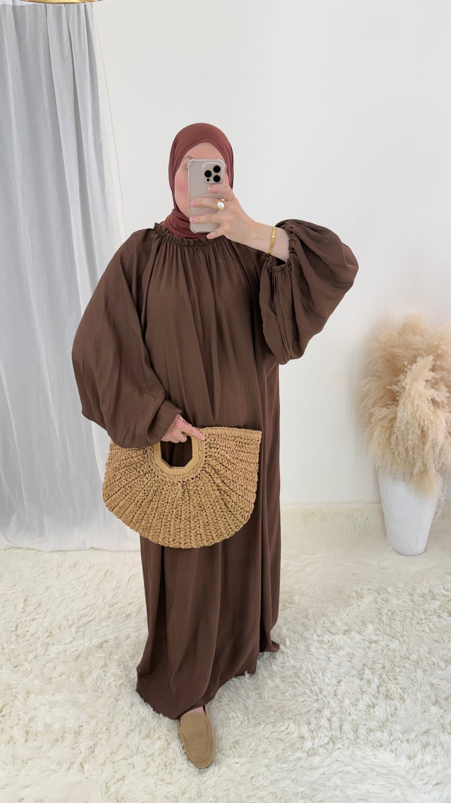Abaya Laora | chocolat