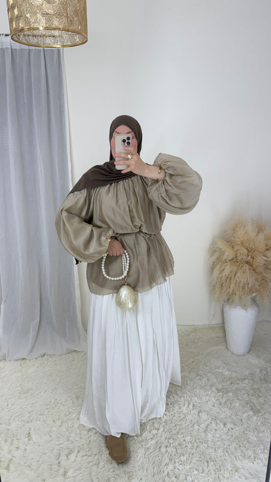 Blouse Talia | Taupe