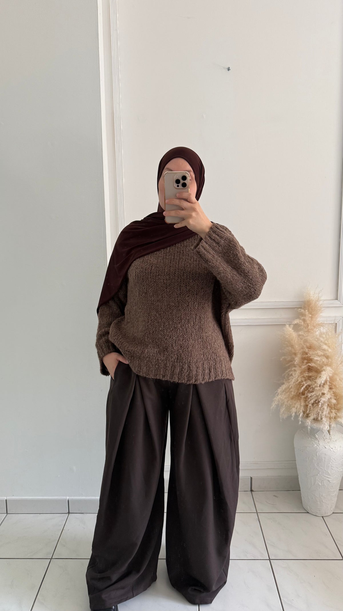 Pantalon Papillon | Chocolat