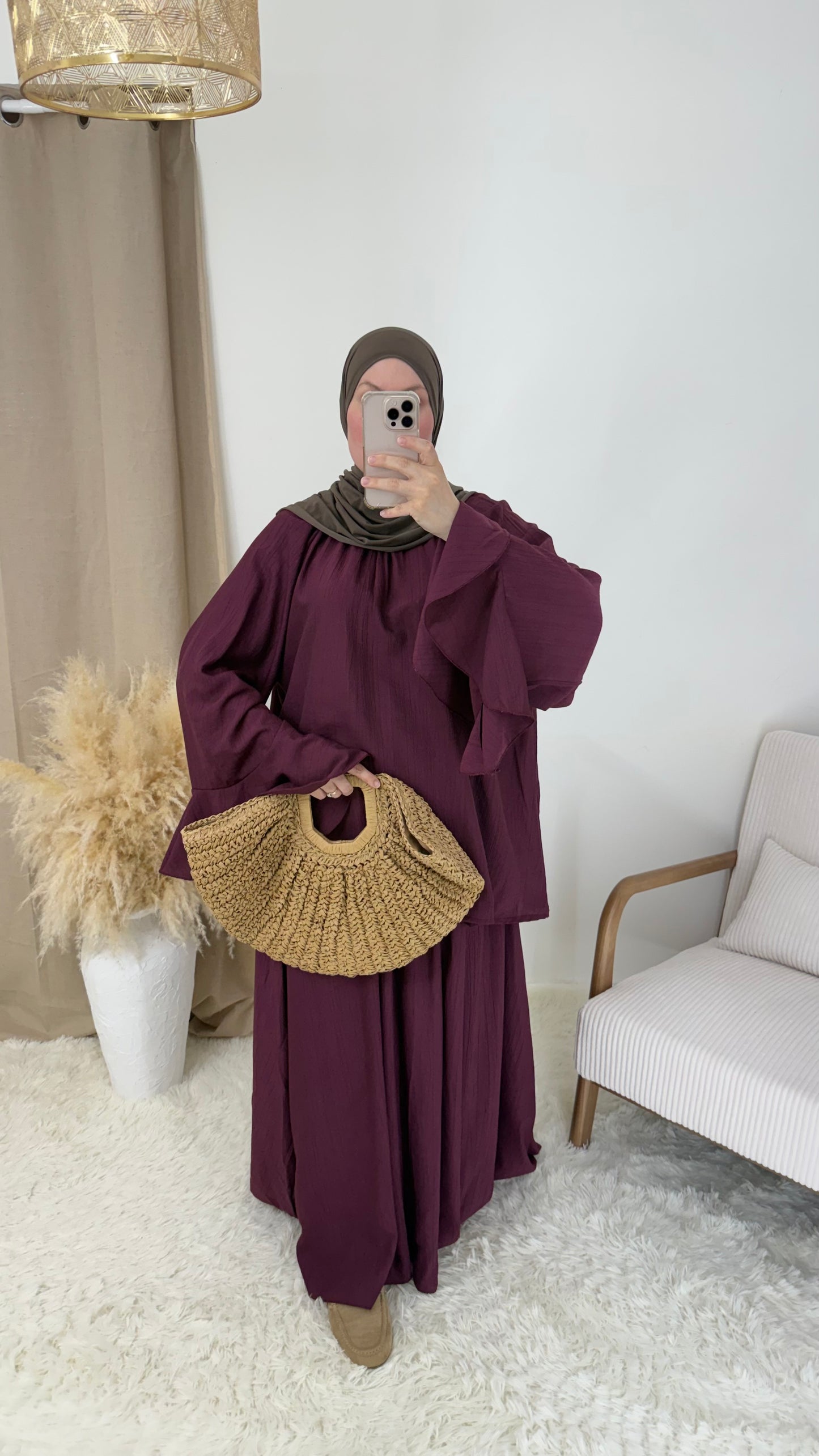 Ensemble Safiya | Aubergine