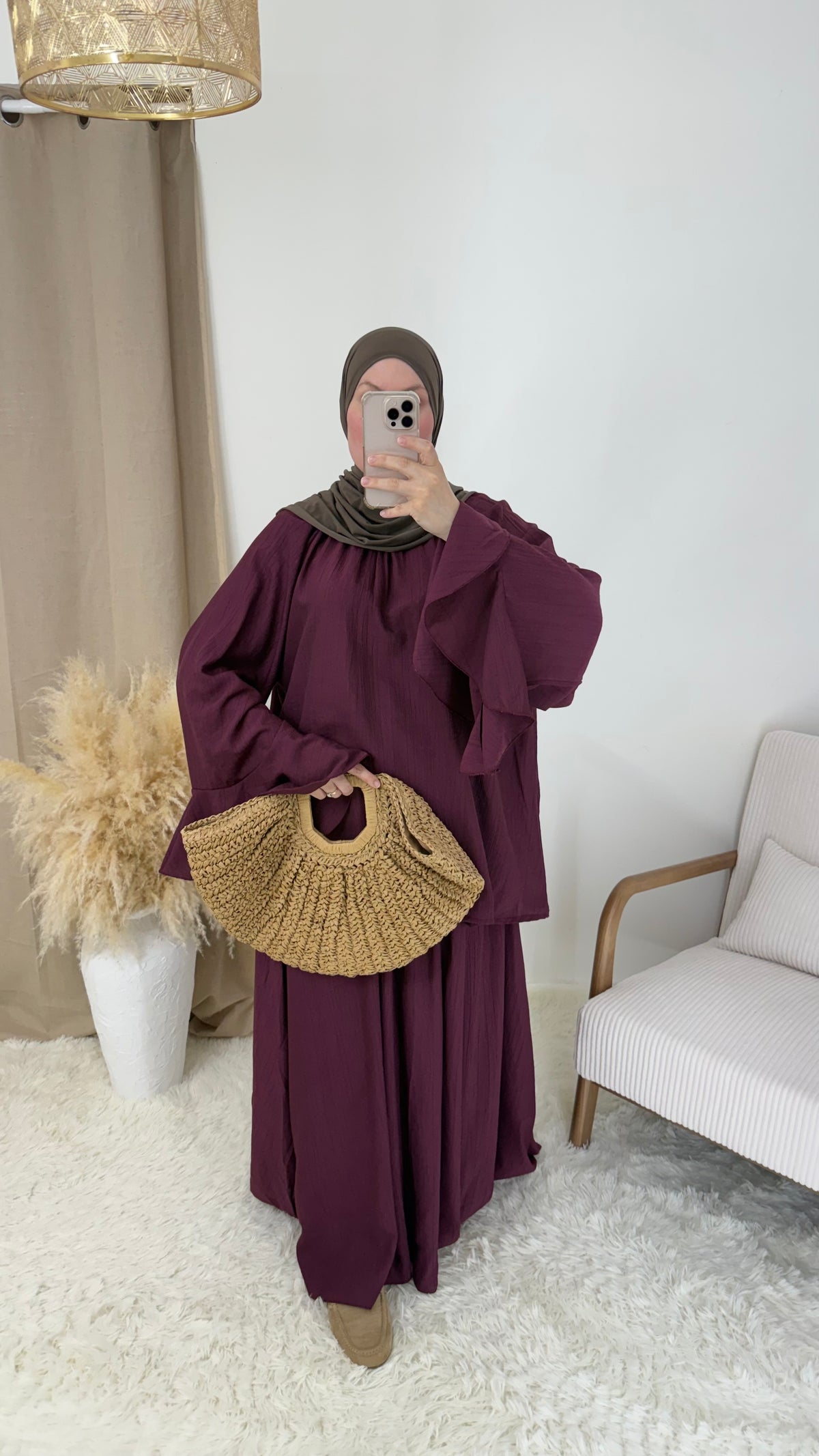 Ensemble Safiya | Aubergine